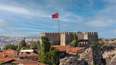 Ankara'daki Ankara Kulesi'nin manzarası